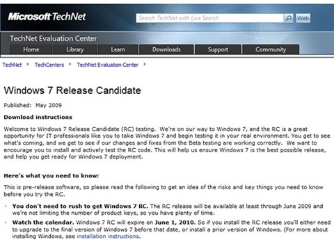 windows7rc